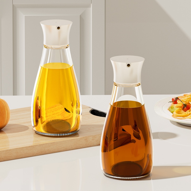 Small Oil Bottle Sesame Oil Creative Glass Seasoning Bottle Kitchen Household Seasoning Jar Oil Salt Sauce Vinegar Oil Pot Small Capacity