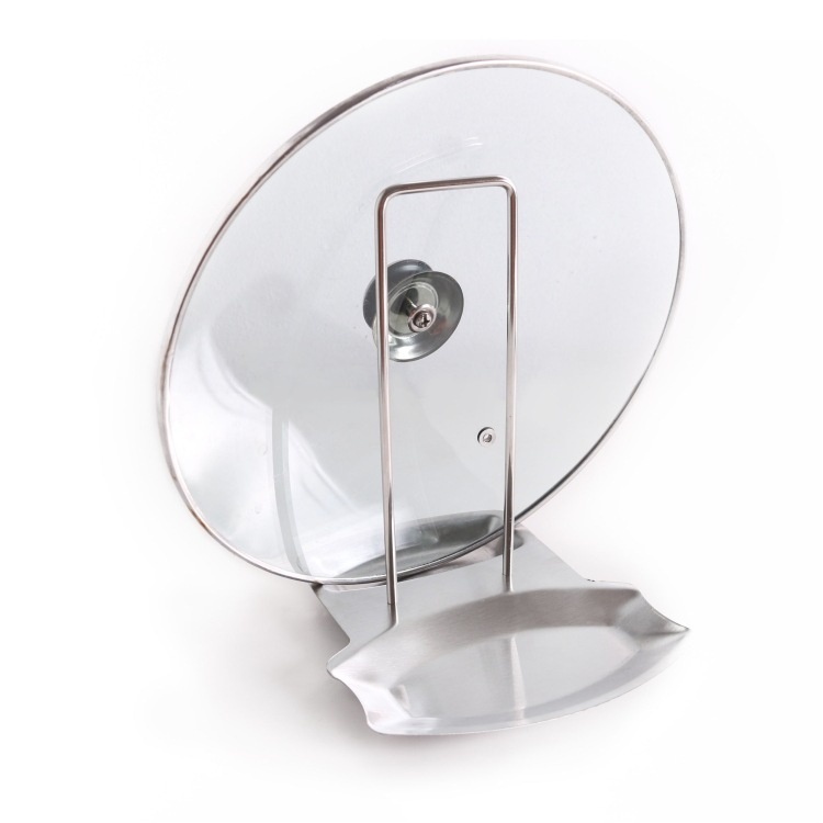 Soup Shell Rack Internet Celebrity Spoon Rack Kitchen Gadgets Creative Storage Rack Removable Drain Stainless Steel Pot Lid Rack