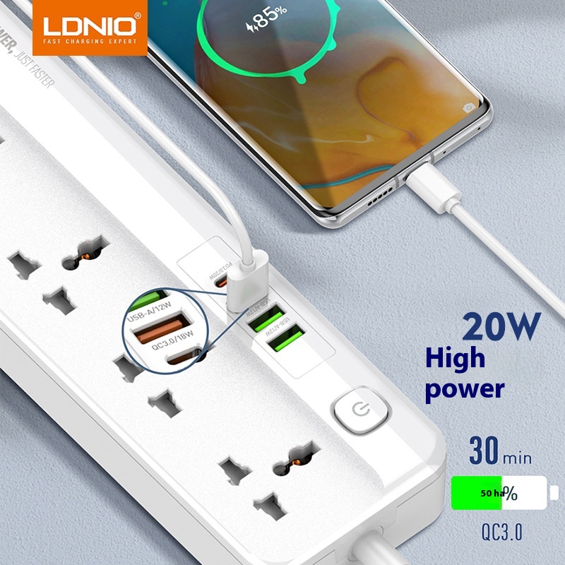 Smart Universal Socket Strip USBFast Charging Socket Board Hong Kong Middle East British Standard Plug Board