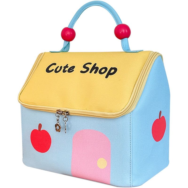 Small House Ulation Bag Girl Lunch Bag Large Capacity Office Worker Lunch Box Bag Student Dery Handbag