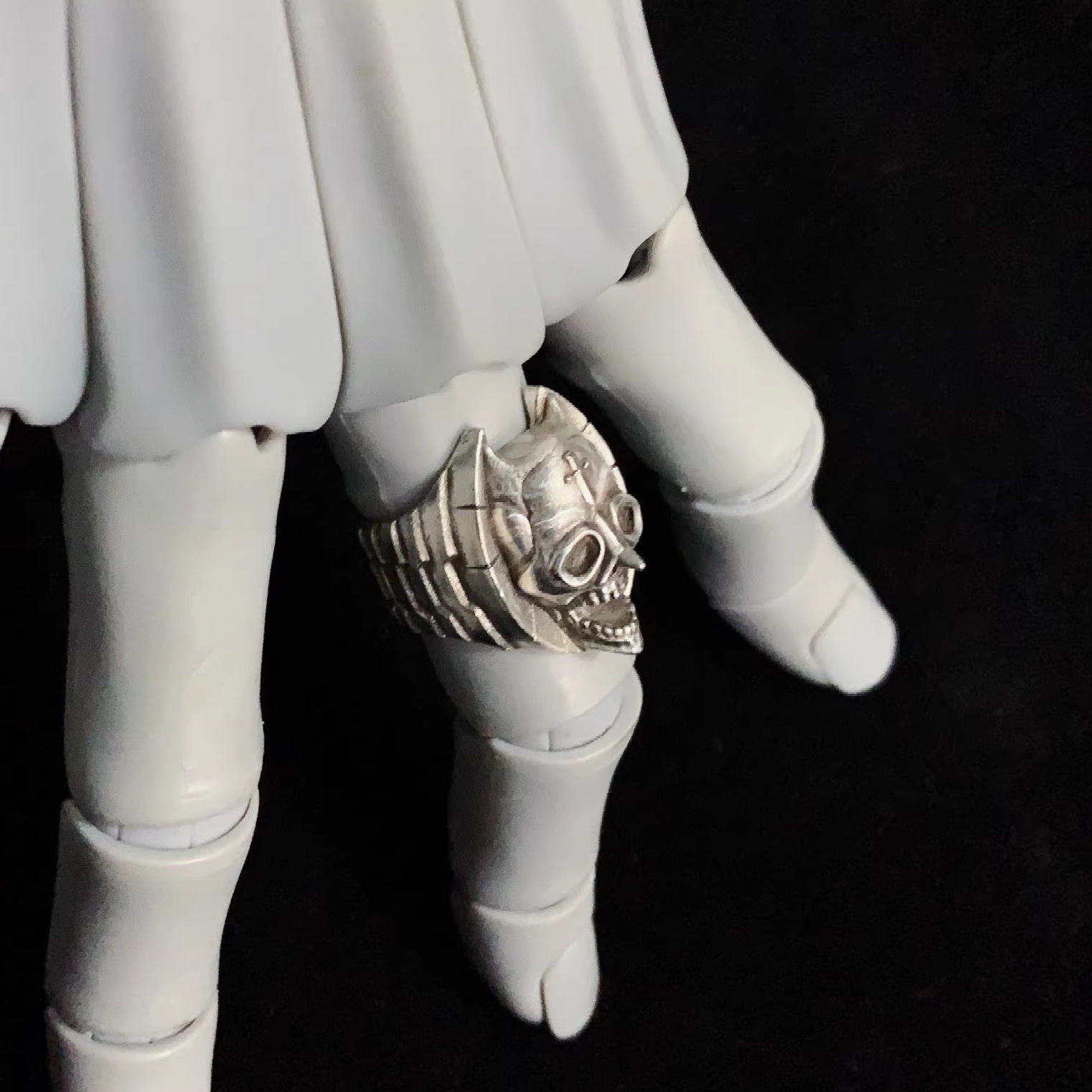 Chiba Retro Wonderful Adventure Kira Yoshida Killer Queen Withered Heart-piercing Attack Thai Silver Y Men's Opening Ring