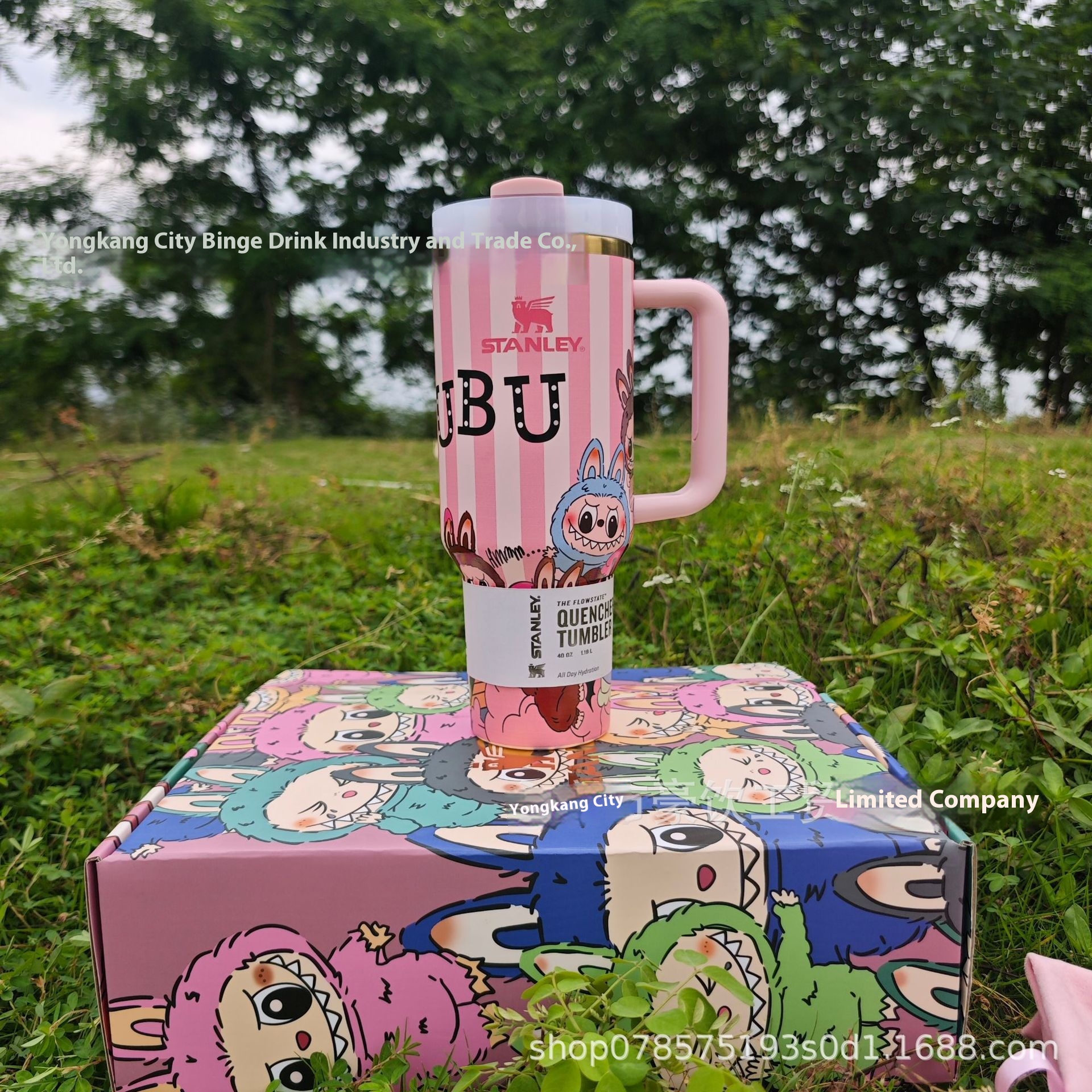 Exclusive, Labubu Rabu 304 Stainless Steel Car Handle Cup