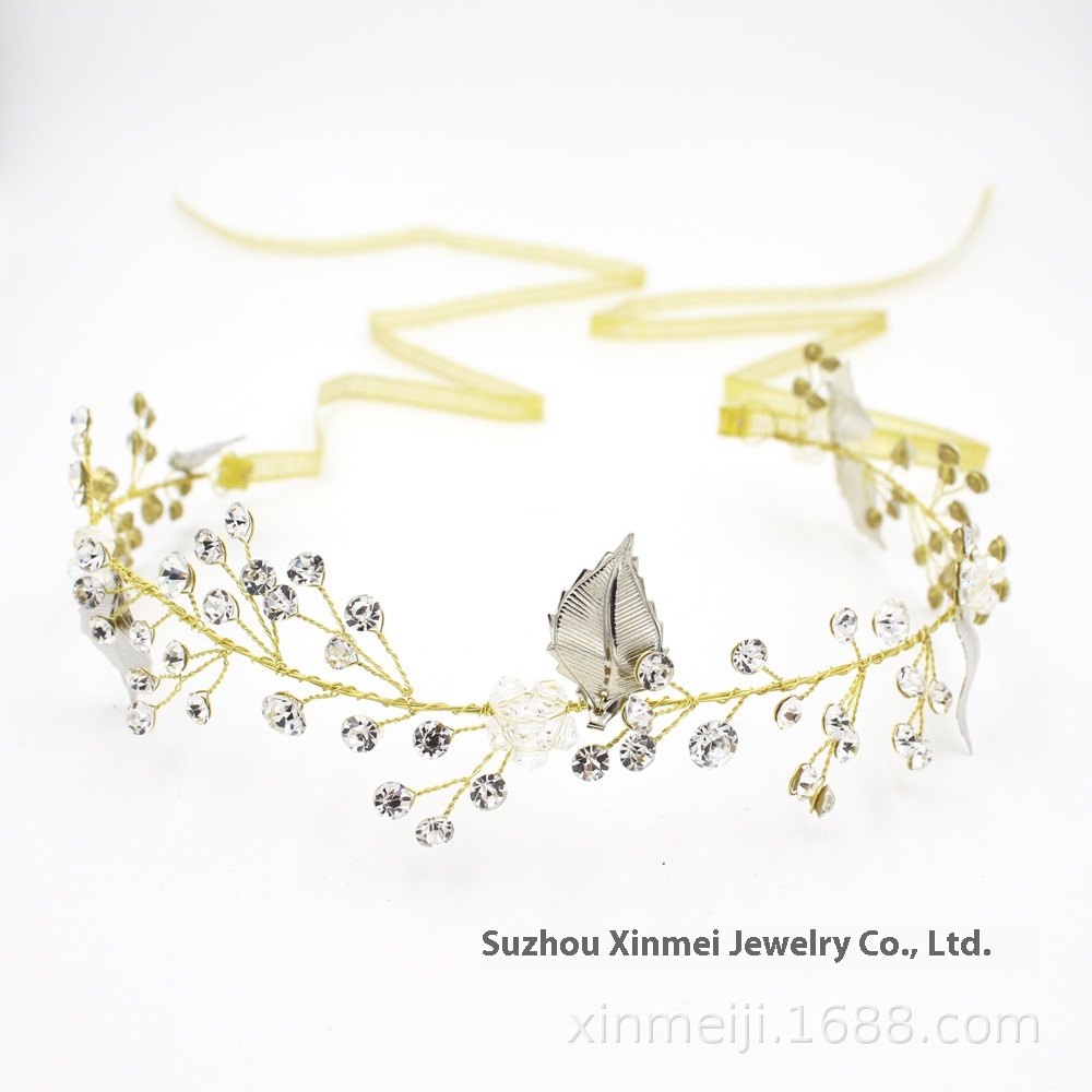 O012 Rhinestone Crystal Bridal Headband Hair Accessories Headwear Bridal Wedding Dress Accessories Jewelry Twigs