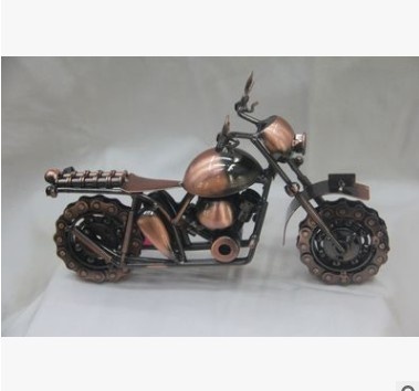 Direct Iron Art Large Metal Motorcycle Model Home Creative Home Decoration Ornaments Goods