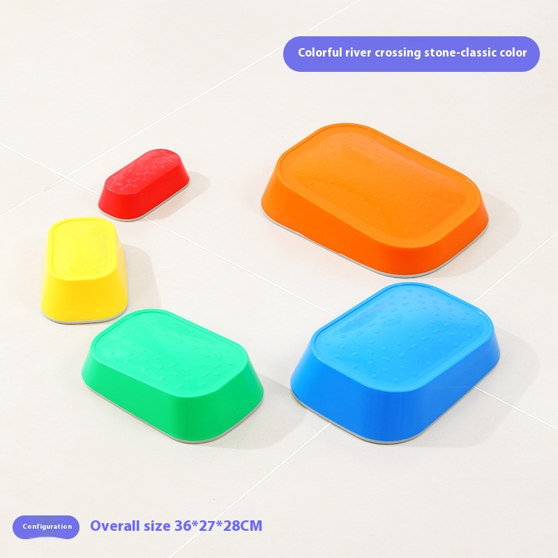 Toys,River Crossing Stones,Stacking Stepping Stones,Children's Sensory Training Equipment,Outdoor Fitness Teaching Aids,Balance Beam