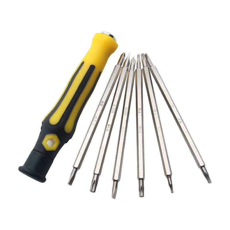 7 In1 Screwdriver Set Household Special-shaped Batch Head Multi-function Repair Disassembly Combination Tool Screwdriver Screwdriver