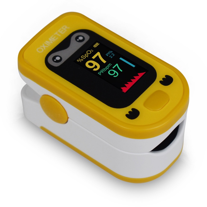 Baby Children Adult Finger Clip Oximeter Oxygen Machine Pulse Heart Rate Respiratory Frequency Oxygen Detector