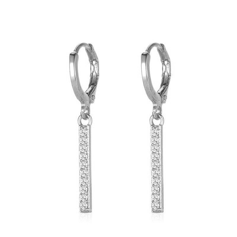 Korean Temperament Design Earrings Long One-line Long Earrings Simple And Versatile To Modify The Face Shape And Make The Face Thinner Earrings