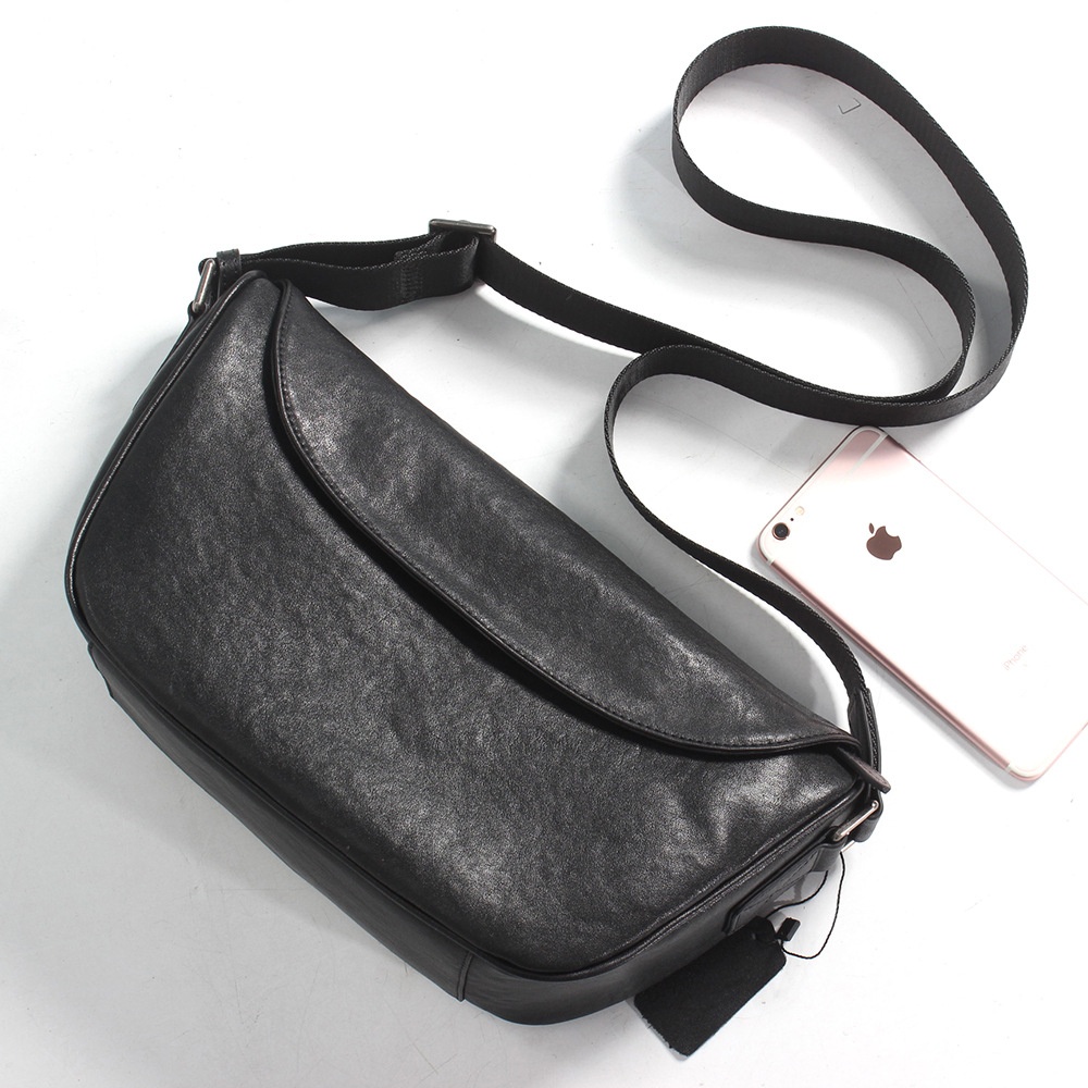 Genuine Leather Men's Bag Casual Messenger Bag Korean Version Shoulder Bag Men's Bag Style First Layer Cowhide Men's Backpack