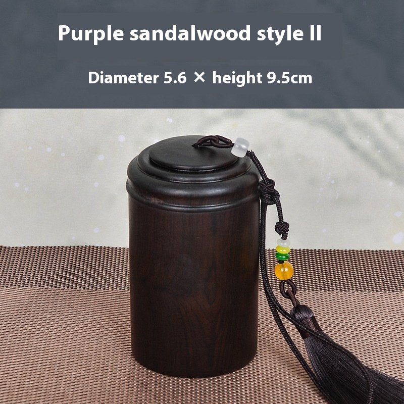 Shopkeeper Recommends Mahogany Tea Can Purple Sandalwood Portable Tea Can