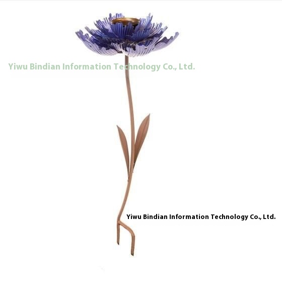 Hot-selling Vertical Purple Spider Purple Spider Peony Shape Bird Feeder Outdoor Ornaments