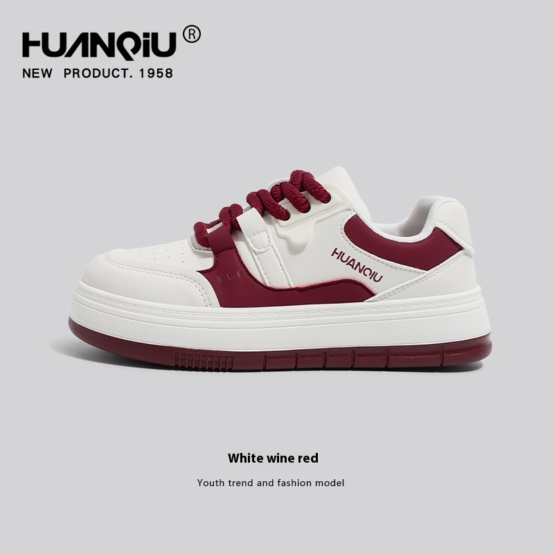 Global Thick-soled White Shoes Spring Hit All-match Shoes For Women Autumn And Winter Casual Sports Shoes
