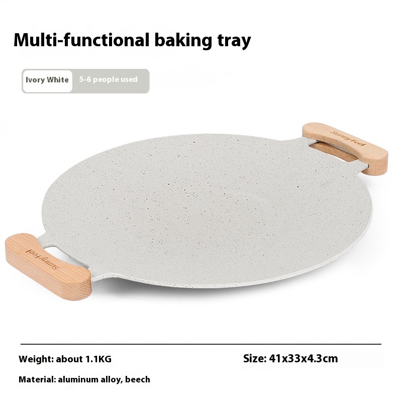 Outdoor Kitchenware Camping Aluminum Alloy Portable Barbecue Plate