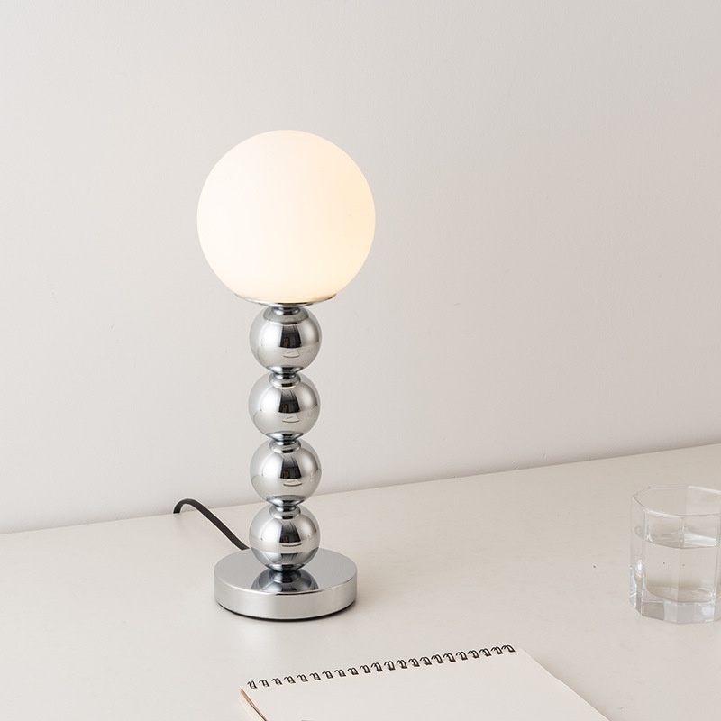 Night Light Simple Creative Bedroom Table Lamp Gift Atmosphere Glass L E D Dual Color Light Girls Bedside Table Lamp