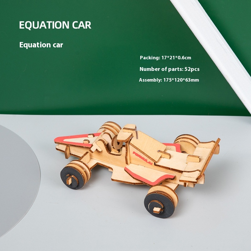 First Grade Teaching Aids Children's Three-dimensional Puzzle DIYHandmade Kindergarten Wooden Early Education Primary School Student Toys