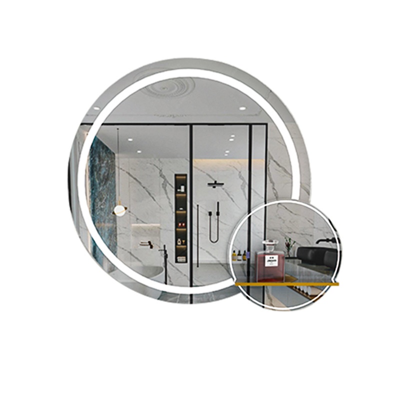 Hotel Smart Led Makeup Mirror Bathroom Mirror Led Wall-mounted Sanitary Dressing Room Anti-fog Mirror