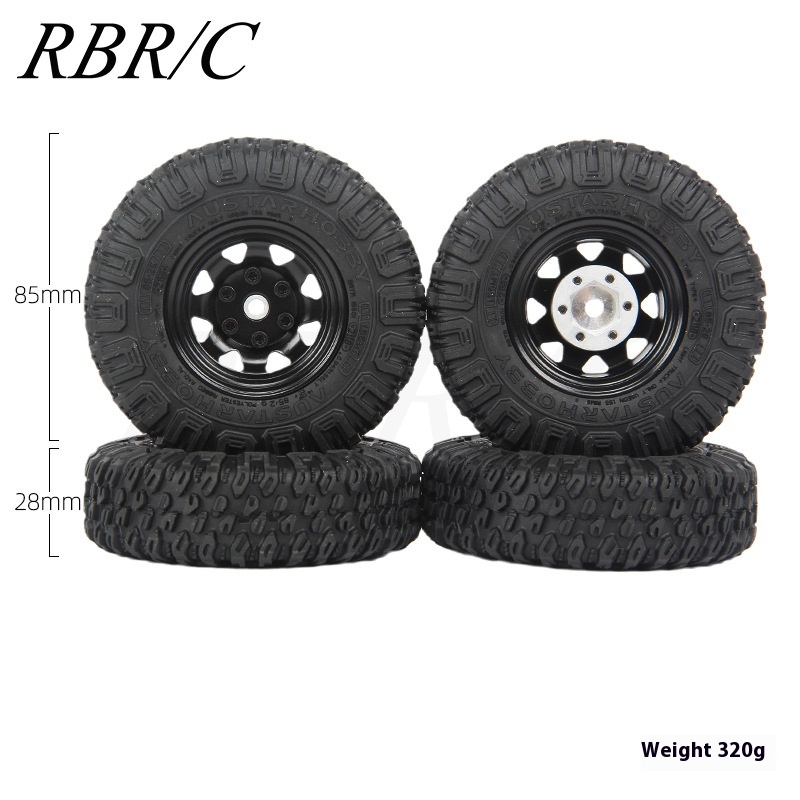 Mangniu M N86/128 Simulated Empty Metal Tire Wheel Hub Accessories Big G Remote Control Car Model Upgrade And Modification Accessories