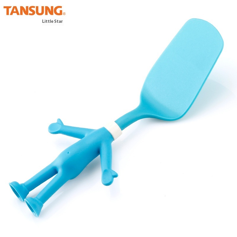 Human-Shaped Cartoon Children's Nylon Kitchenware Baking Cutlery Set Silicone Shovel Kitchenware Human-Shaped Kitchen Tools