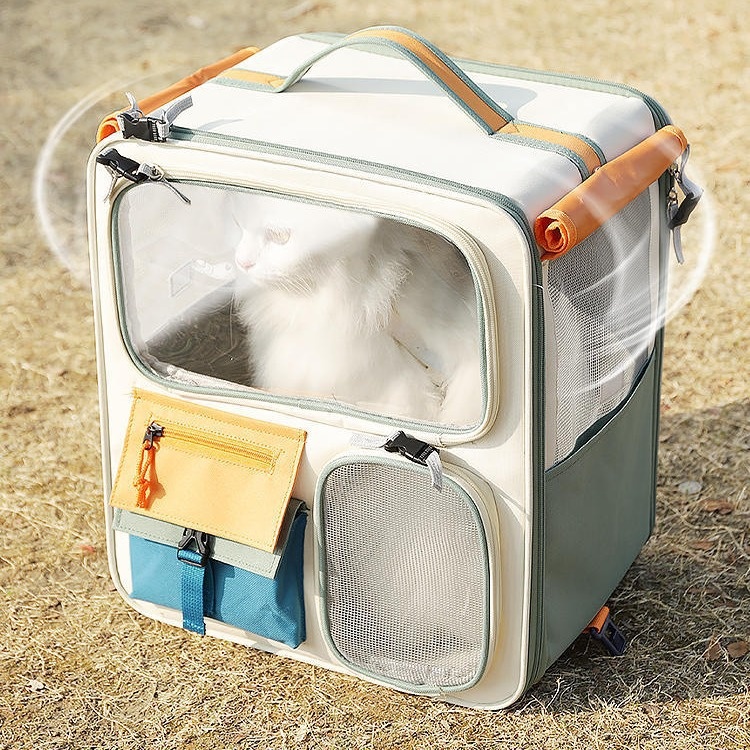 Cat Bag Portable Cat Backpack Pet Backpack Schoolbag Warm Car Artifact Dog Large Capacity Cat Box