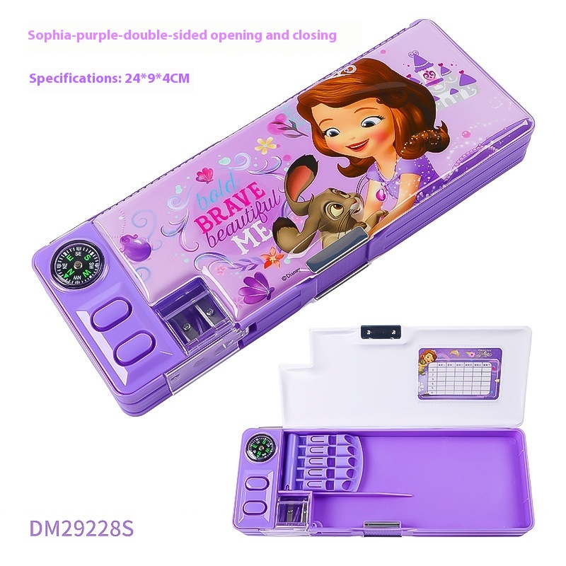 Disney Children's Pencil Case Spider- Man Pencil Case Boy Large Capacity Multi-layer Pencil Case Cute Primary School Student Stationery