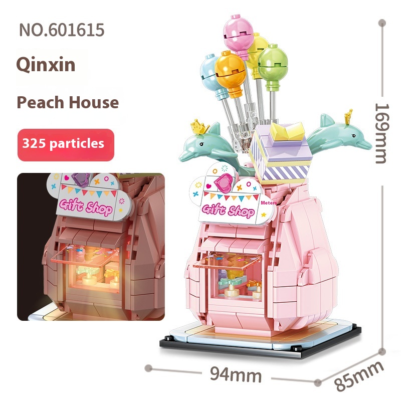 Semper Building Blocks Girl Fruit Street Scene Compatible With Lego601612-15 Assembly Diy Puzzle Children's Building Blocks Toys