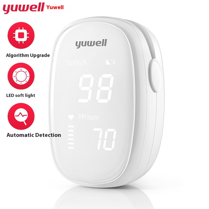 Yuwell Oximeter Yx102 Finger Clip Blood Oxygen Saturation Pulse Detector Led Display