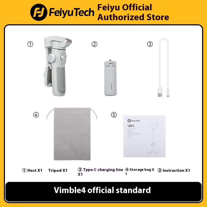 Feiyu Feiyu Mobile Phone Gimbal Vimble4 Kit Handheld Stabilizer Shooting Anti-shake Bracket Vb4 Stabilizer