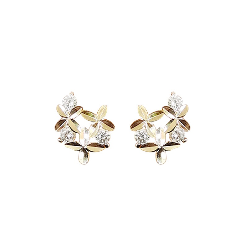 Simple And Sweet Flower Mosquito-repellent Incense Plate Ear Clip Women's Ear-less Niche Design High-grade Elegant Style