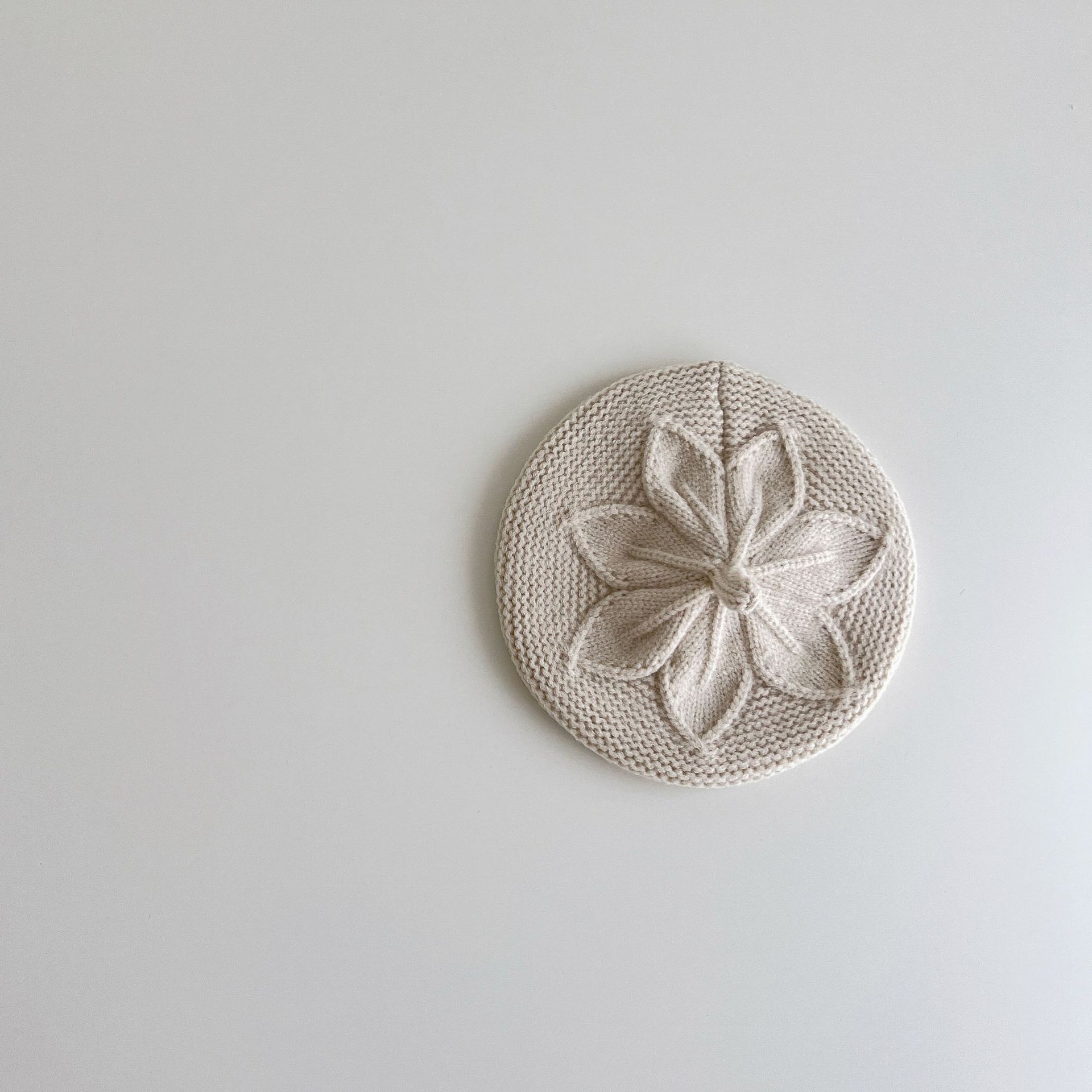 Autumn South Korean Children's Hat Autumn And Winter Simple Boys And Girls Knitted Hat Beret Baby Painter Hat