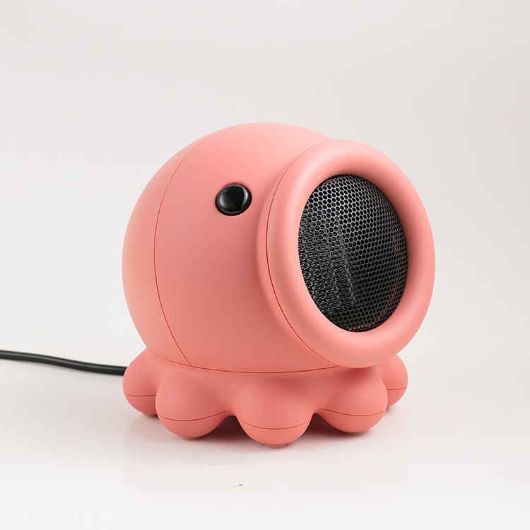 Creative Cute Pet Octopus Heater Shaking Head Mini Portable Desktop Office Home Heating Electric Heater Heater