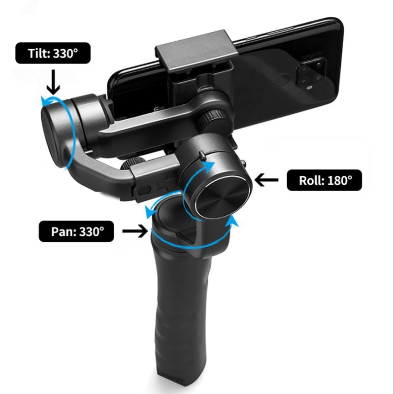 Handheld Stabilizer F6 Three-axis Anti-shake Handheld Mobile Phone Gimbal Short Video Vlog Intelligent Tracking Gimbal A P P Version