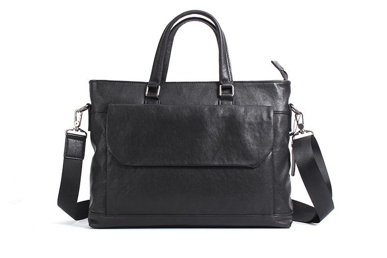 Genuine Leather Casual Handbags Top Layer Cowhide Briefcase Computer Bag Business Men's Shoulder Bag Messenger Bag