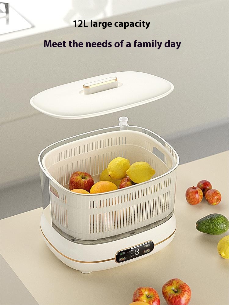 Weid's Fruit And Vegetable Washing Machine,Household Smart Sterilizer And Purifier,Automatic Vegetable Washing And Disinfecting Machine
