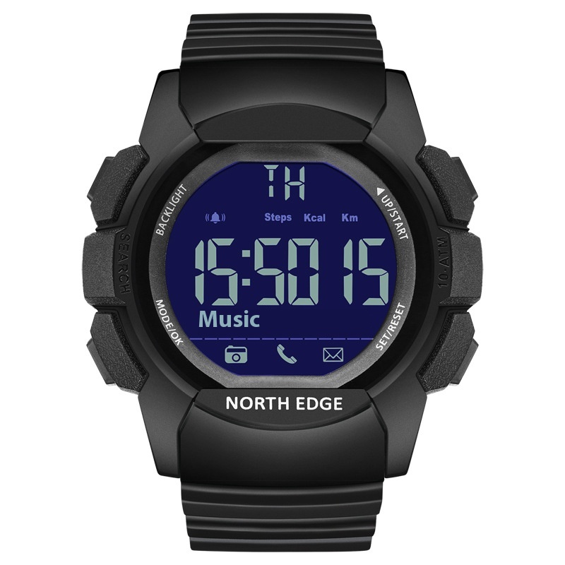 Men's Outdoor Sports Smart Watch Message Push Pedometer Multifunctional Waterproof Bluetooth Student Watch