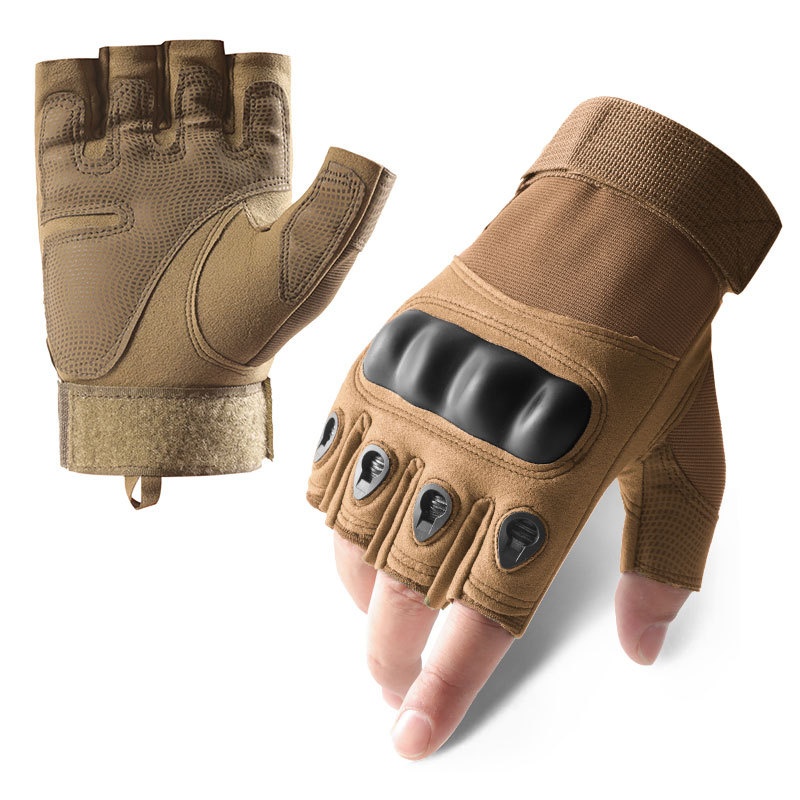 Tactical Gloves Men And Women Z903 Outdoor Sports Cycling Protection Military Fans Fighting Non-slip Breathable Half-finger Gloves Men