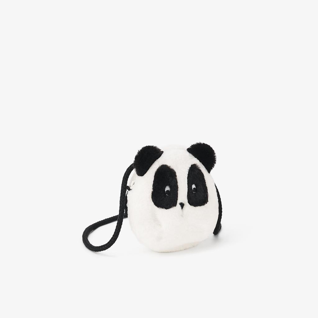 Plush Embroidered Mini Red Panda Crossbody Bag Women's Small Bag Children's Key Coin Shoulder Bag
