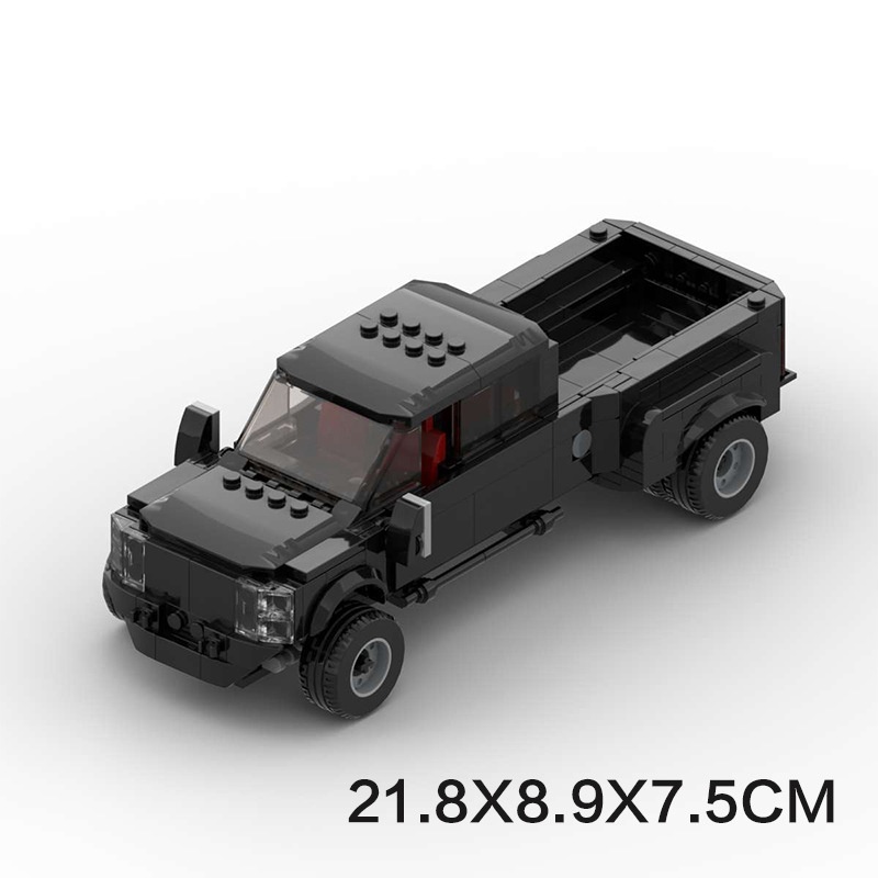 Moc Building Blocks Are Compatible With Lego 63386 Racing Speed Series 8-Grids Off-Road Hardcore Ford F-450 Building