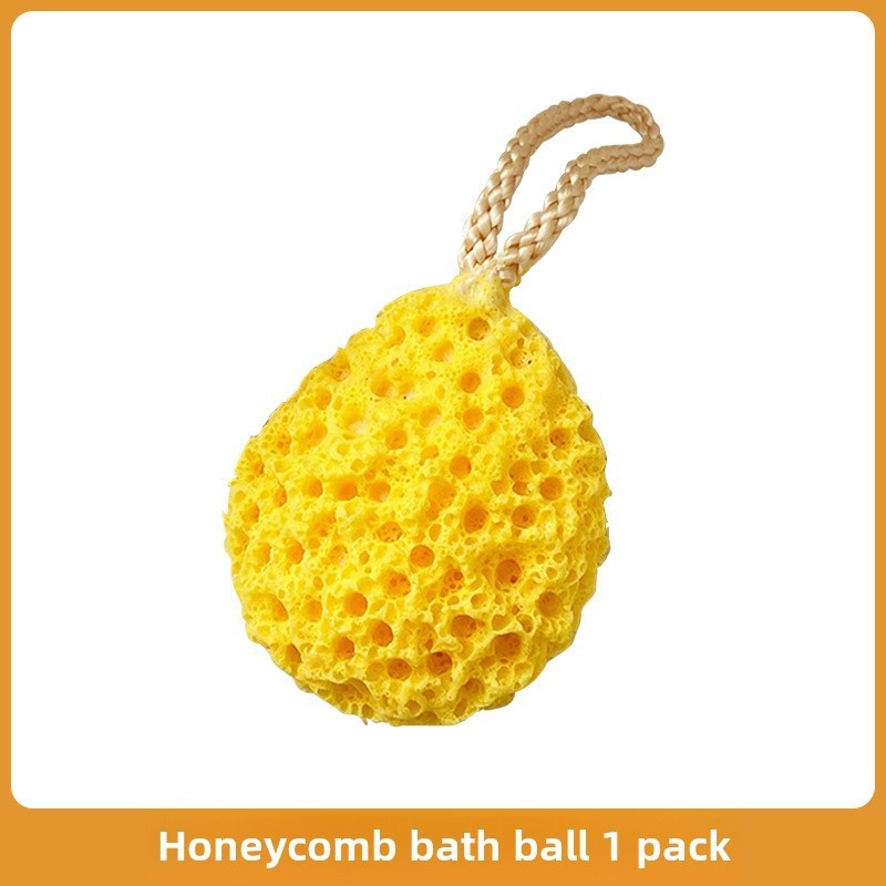 Japanese Honeycomb Bath Ball Children's Cute Bath Foam Bath Flower Girl Bath High-end Non-loose Super Soft Sponge