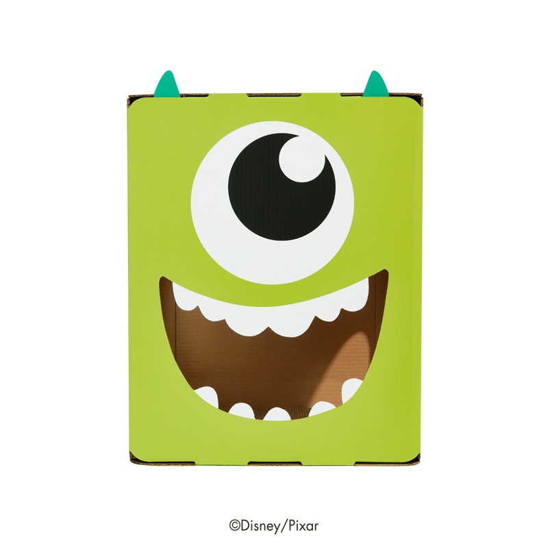 Uncarded Pixar Big Eyed Sullivan Series Cat Scratching Box Corrugated Carton Wear-Resistant Claw Cat Scratching Board Pet Supplies