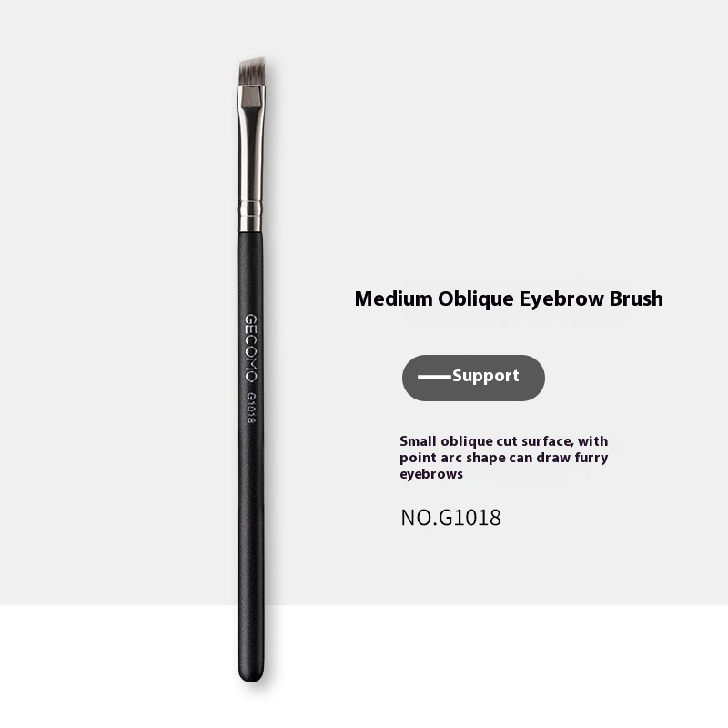 G E C O M O Eyebrow Brush Blade Beveled Eyebrow Brush Easy To Draw Without Eating Powder For Novice Beginners Portable Beauty Tool