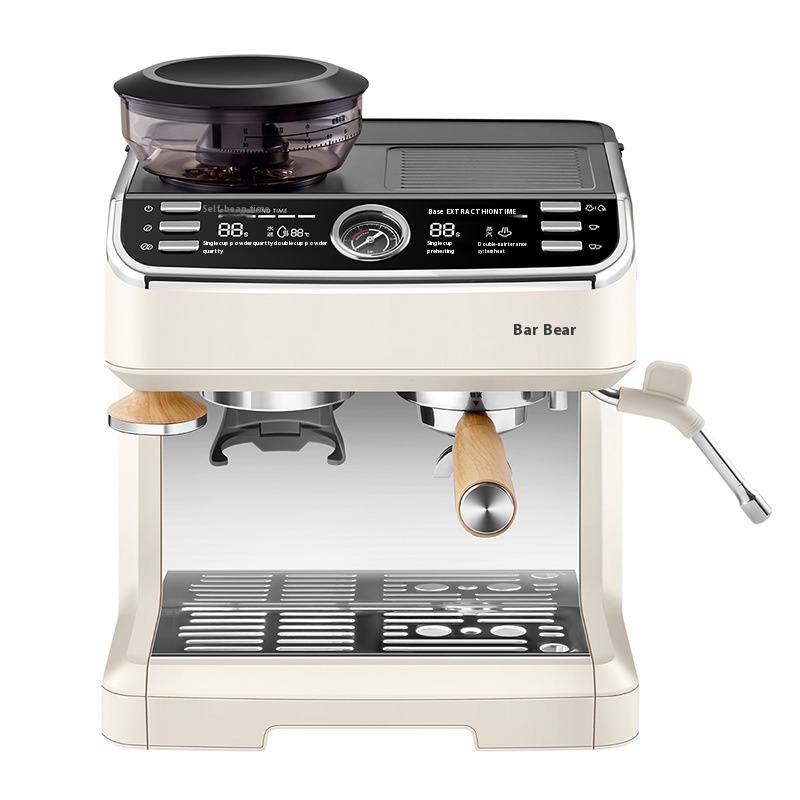 Bear Coffee Machine KFJ-E28 A5 Italian Semi-automatic Home Coffee Machine Grinder All-in-one Freshly Ground Coffee
