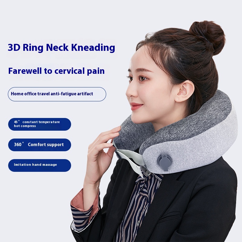 U-shaped Pillow Memory Foam Travel Pillow Neck Pillow Storage Neck Massage Aircraft Pillow Car Pillow Nap Pillow Inflatable Pillow