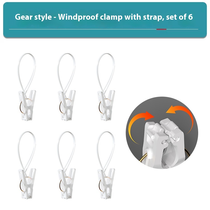 Japanese Sock Clip Suspenders Storage Clip Kitchen Classification Clip With Rope Small Clip