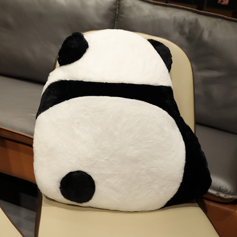 Panda Back Pillow Doll Cute Cream Style Sofa Living Room Bedside Bay Window Backrest Pillow Office Cushion