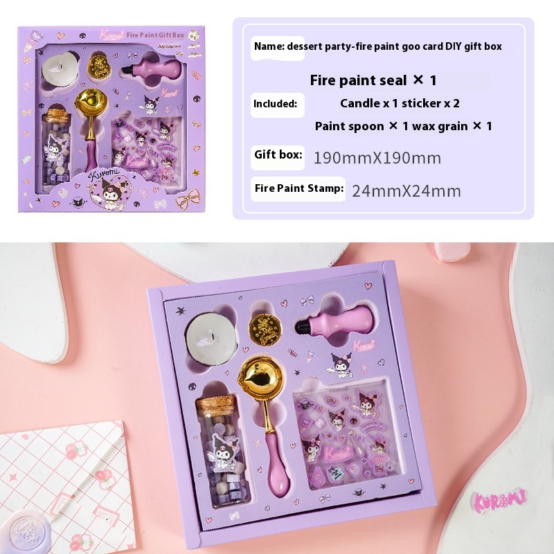 Joytop Sanrio Big Ear Dog Wax Set Gift Box Cute Creative Wax Seal Girls Gift