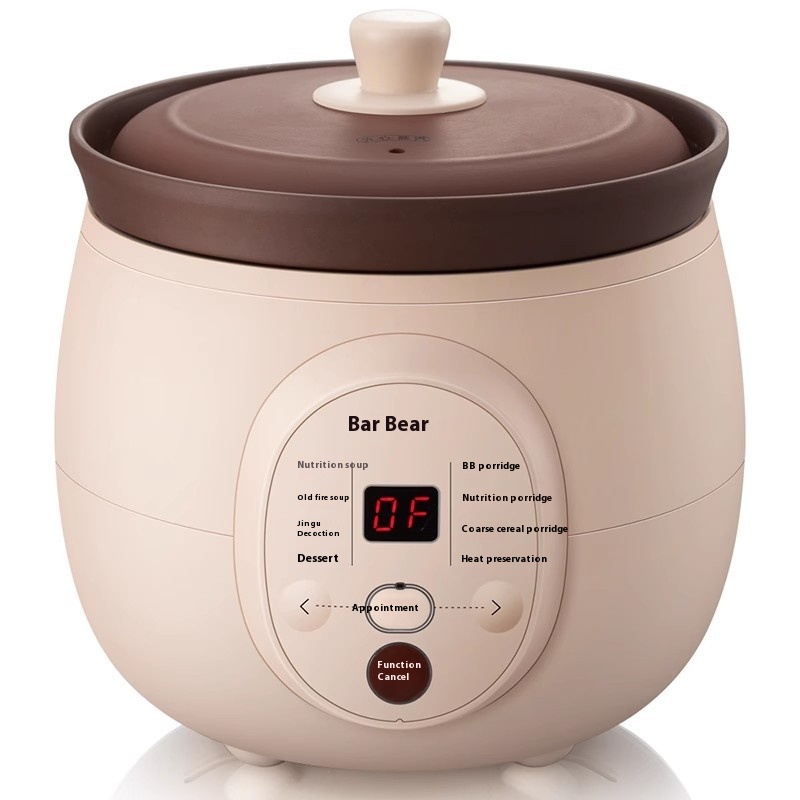 Bear/Little Bear DDG-D20 S2 Electric Stew Pot Household Purple Sand Smart Appointment Timed Cooking Porridge And Soup Pot