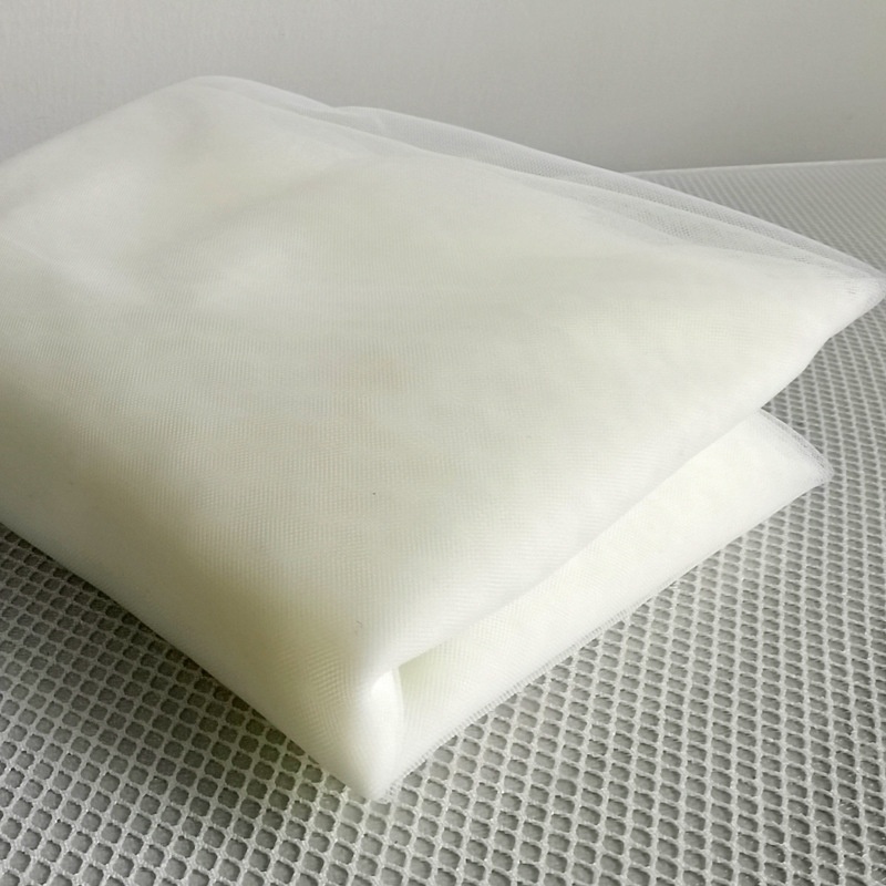 V841 High Transparent Tulle Wedding Bridal Veil Beige Double Layer Simple Retro Wedding Headdress