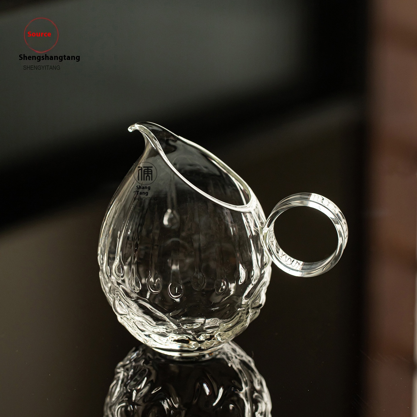 Handmade Glass Fair Cup, Heat-Resistant Glass Tea Cup, Classy Tea Divider, Chinese Style Fair Cup, Tea Ceremony Accessories