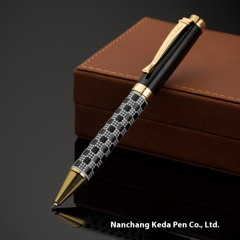 SGrid Metal Ballpoint Pen Creative Advertising Gift Ballpoint Pen Printed One Piece Drop Shipping