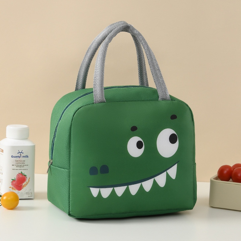 Cute Pet Lunch Bag Thickulation Bag Fresh Cartoon Lunch Bag Children's Portable Handheld Lunch Box Bag Ice Pack